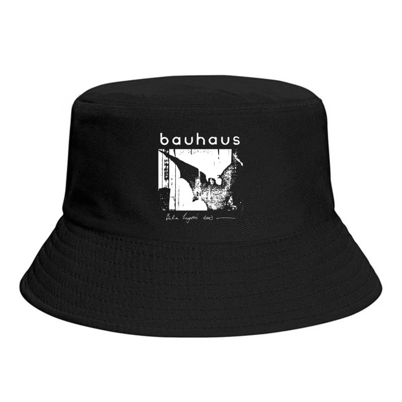 Vintage Bauhaus Typography and Abstract Design Study Bucket Hat