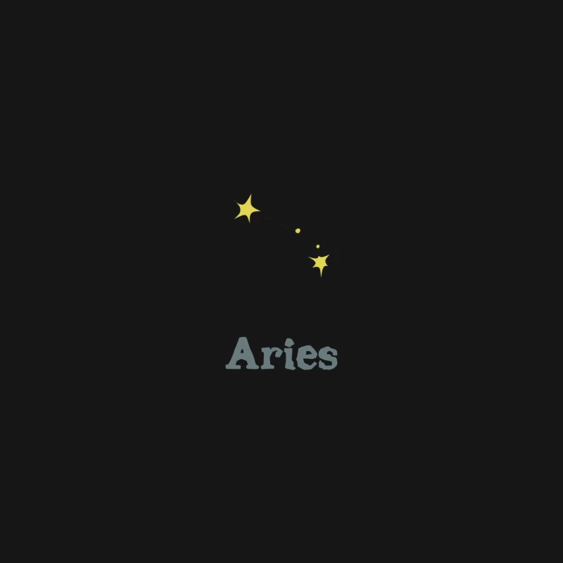 Aries-Sternbild-Design Herren Langarm T-Shirt