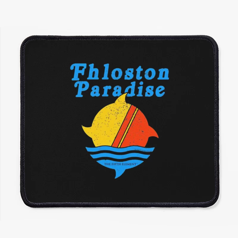 Fhloston Paradise Retro Logo Mouse Pad