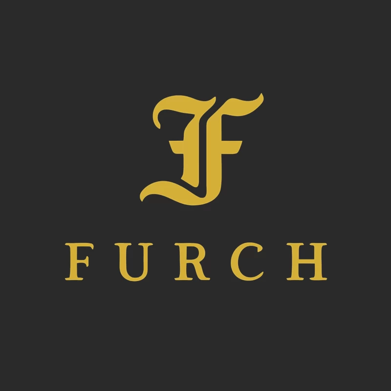 Furch Gold Logo - Luxury Minimalist Typography Design Baseball Cap