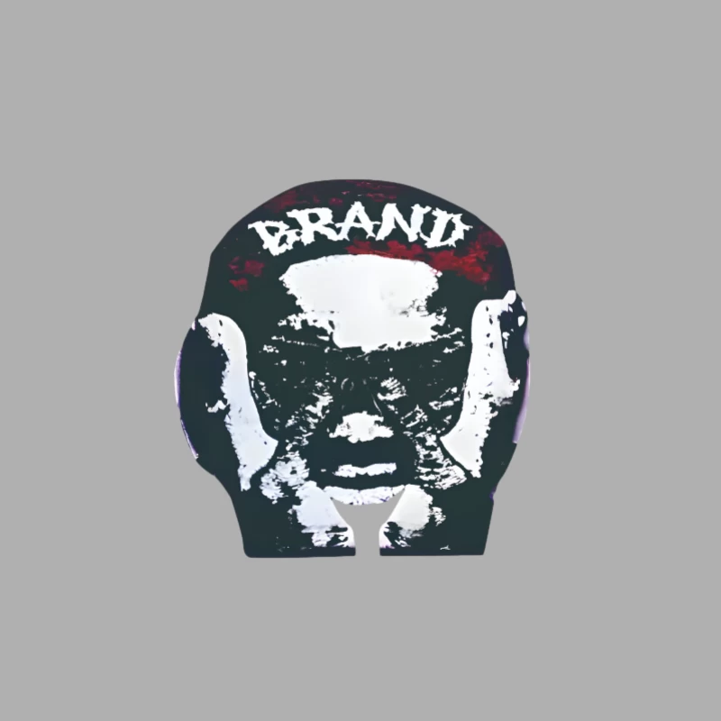 Concept de visage axé sur la marque Homme Débardeur