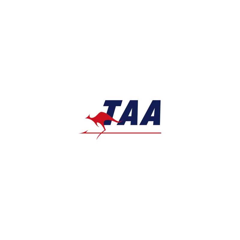 TAA (Trans Australia Airlines) Vintage Logo with Red Kangaroo iPhone Case