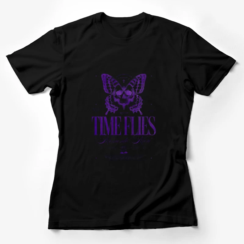 Le temps passe vite avec papillon Femme T-Shirt
