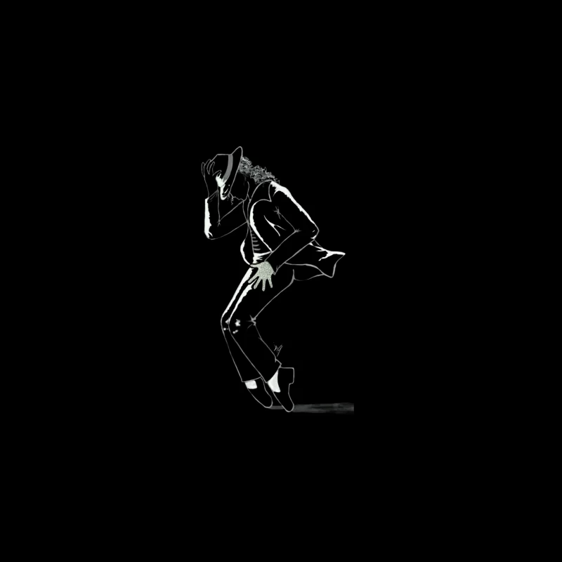 Dynamic Dance Silhouette Desk Mat