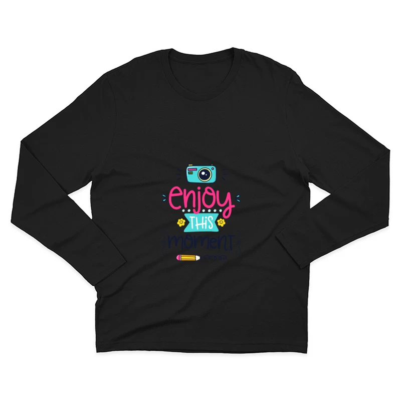 Profitez du moment avec style Homme Manches Longues T-Shirt