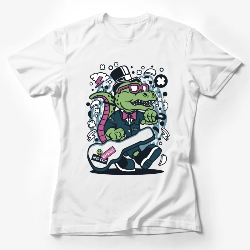 Crocodile rock star élégant Femme T-Shirt