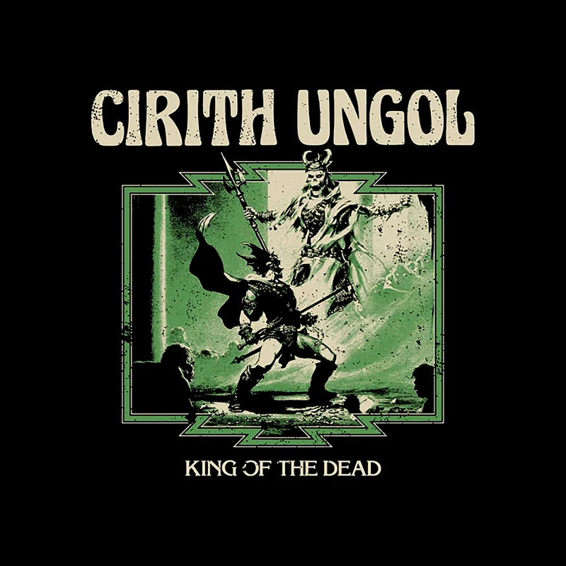 Cirith Ungol King Of The Dead Throw Pillow