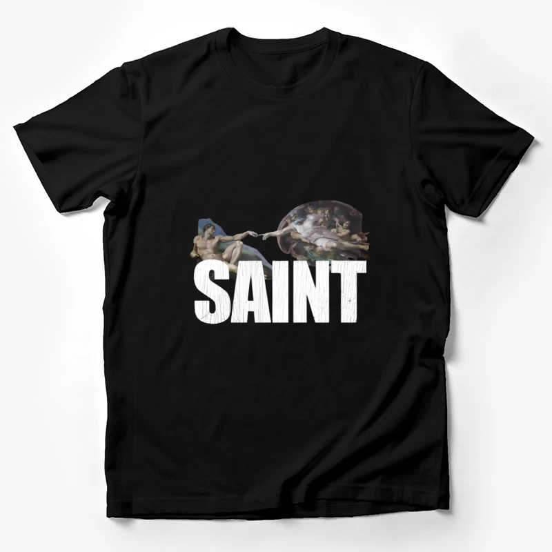 La Création d'Adam avec texte SAINT Homme T-Shirt