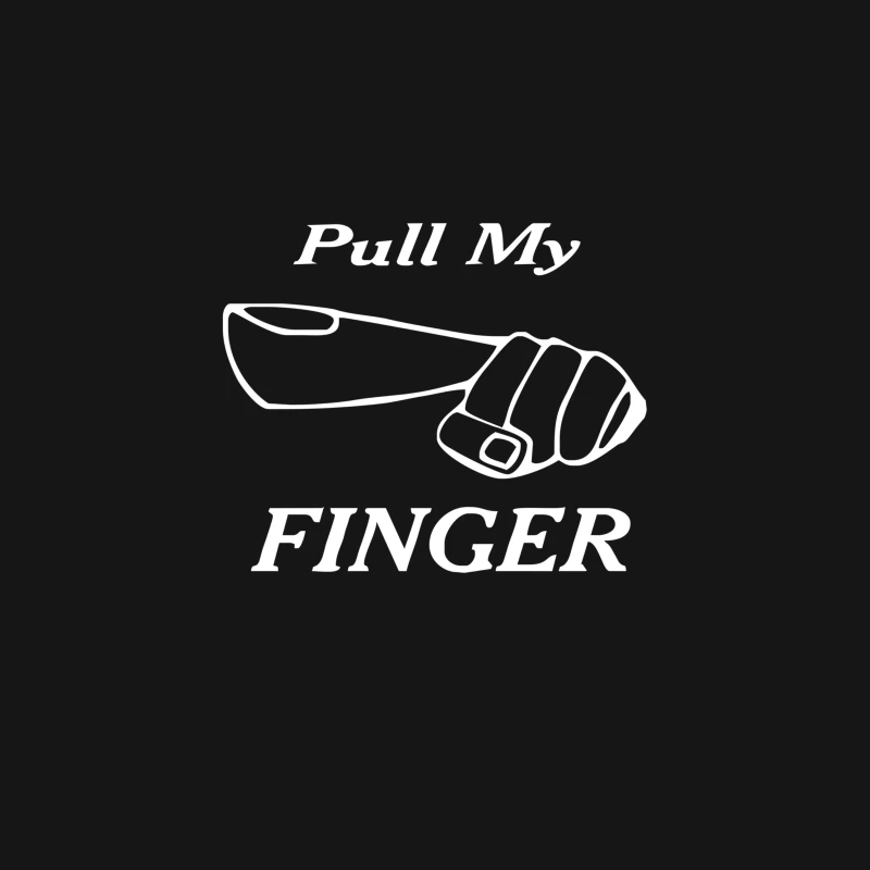 Pull My Finger Desk Mat