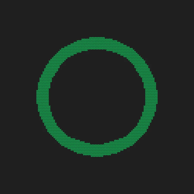 Cercle vert pixelisé Homme Débardeur