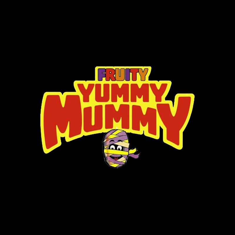 Fruity Yummy Mummy Cartoon Character Logo Tapestry