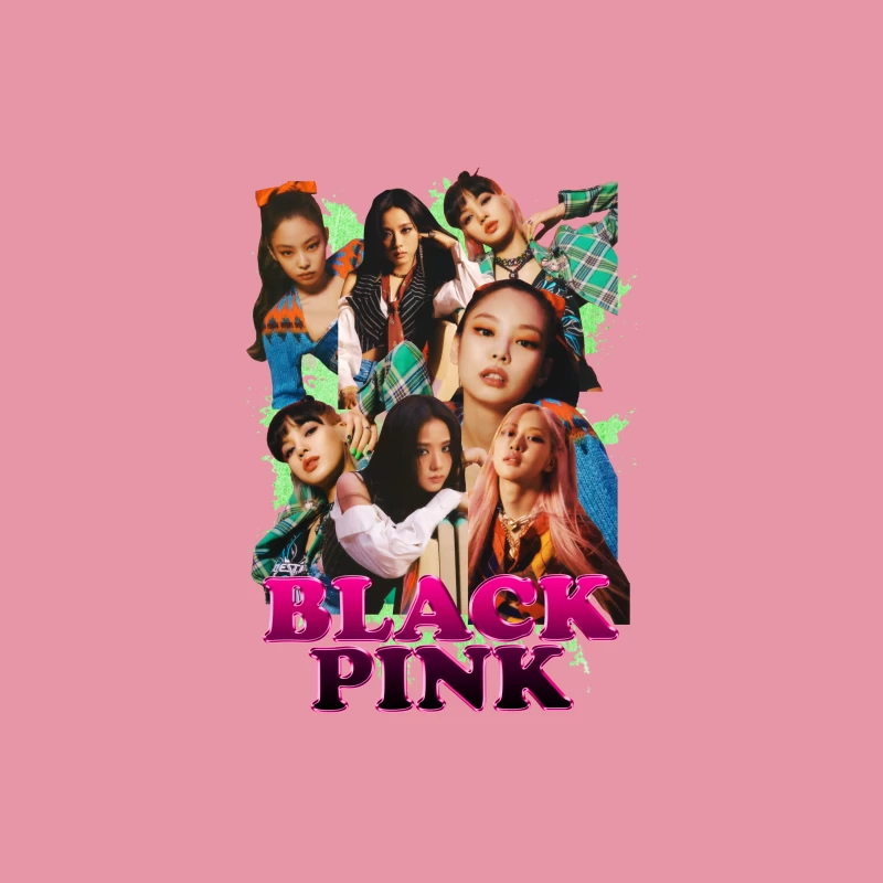 BLACKPINK Music Group Collage iPhone Case