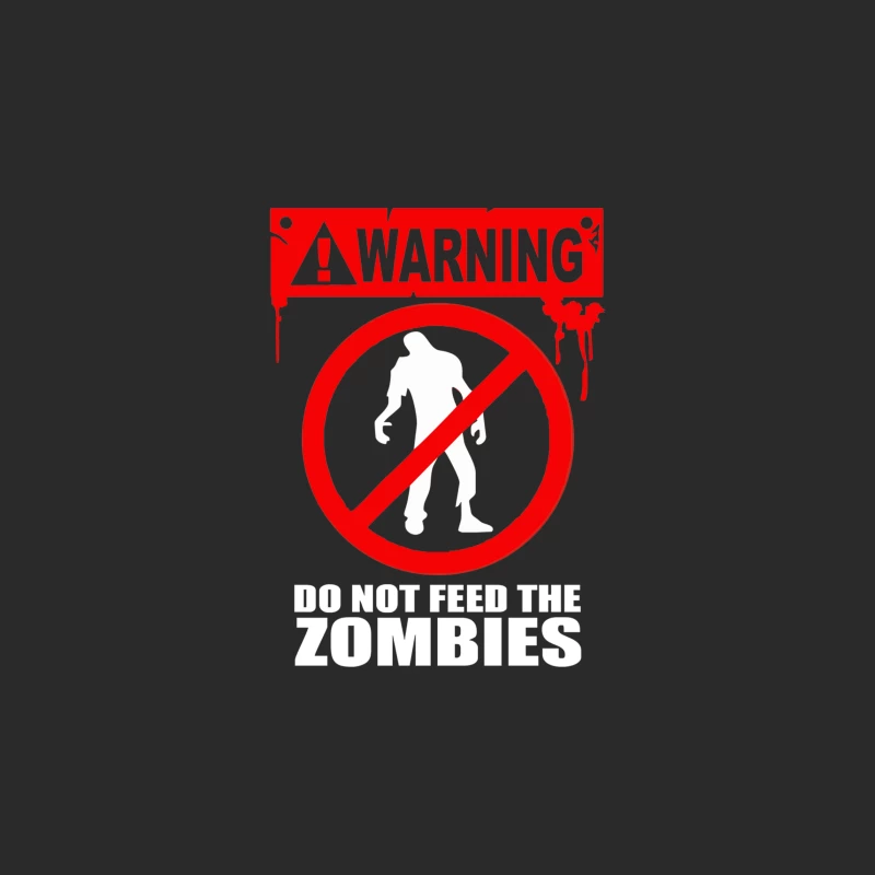 Zombie  Do not feed the Zombies Fun Baseball Cap