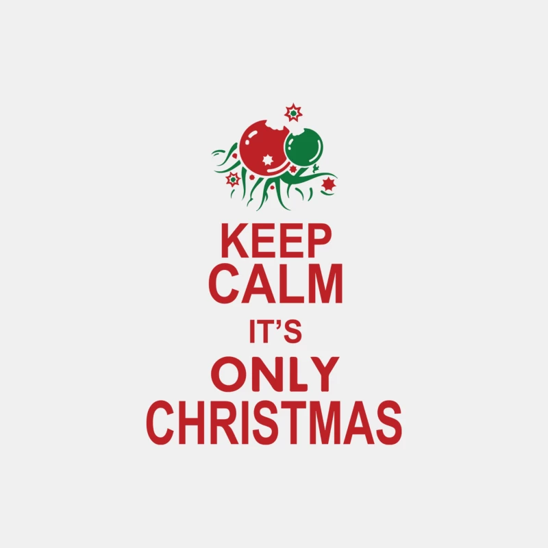 Keep Calm It_s Only Christmas Male Tank Top