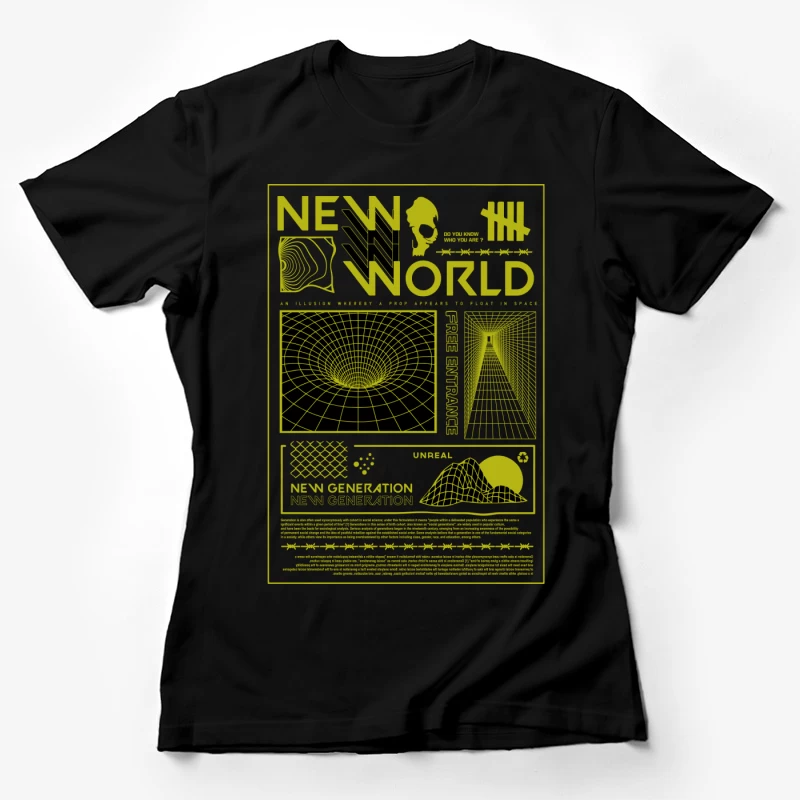 Neue Welt der Illusionen Damen T-Shirt