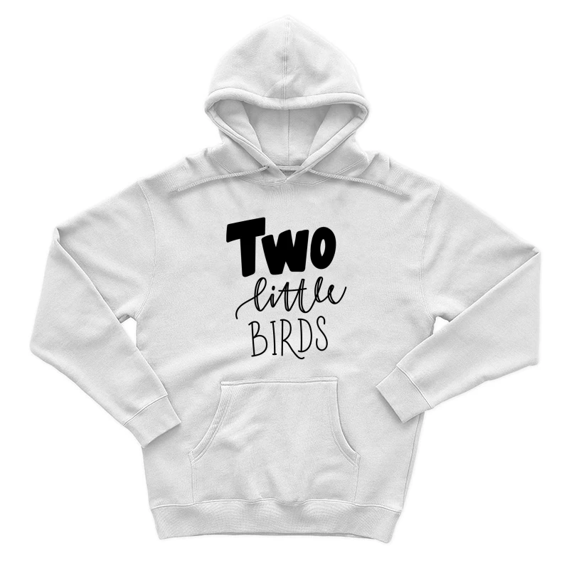 Inscription 'Two Little Birds' en Style Moderne Homme Sweat à capuche