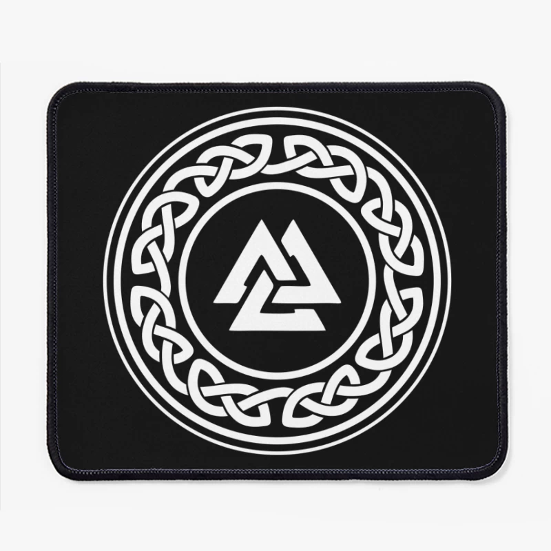 Triad Knot: Timeless Celtic Elegance Mouse Pad