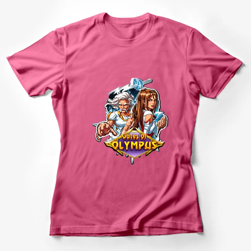 Gates of Olympus Game Artwork Female T-Shirt