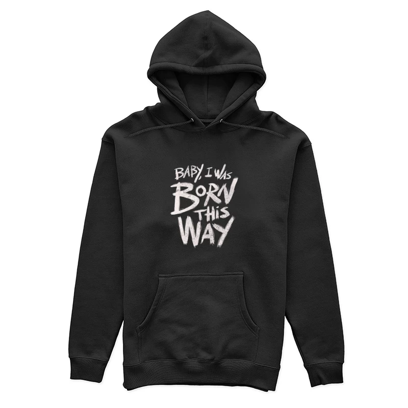 Geboren So Schriftzug Damen Pullover Hoodie