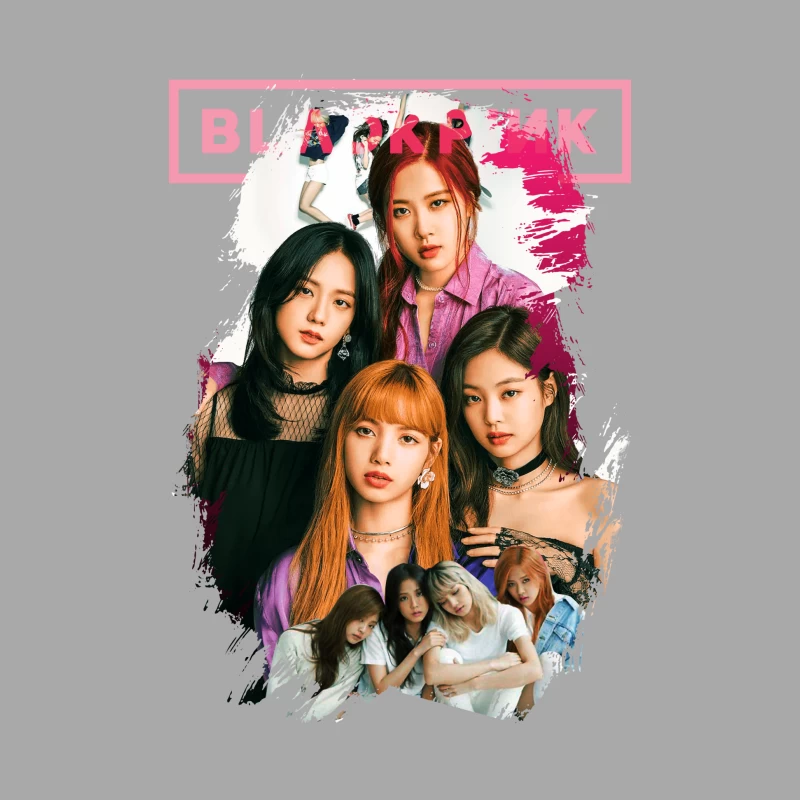 Blackpink: Iconic K-Pop Music Group Male Pullover Hoodie