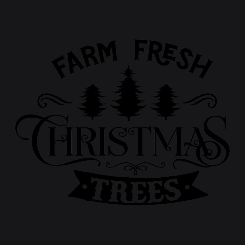 Affiche d'Arbres de Noël Frais de la Ferme Femme Sweat à capuche