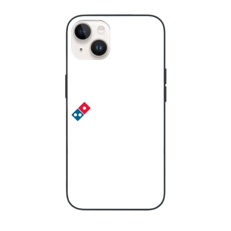 Domino's Pizza Minimalist Brand Logo iPhone Case