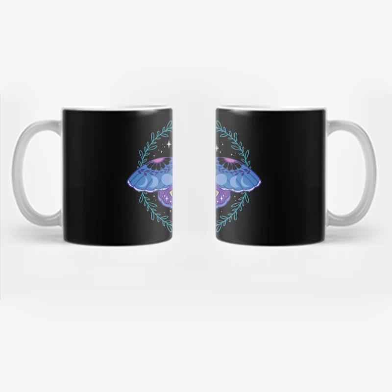 Celestial Moth – Mystical Nocturnal Elegance Coffee Mug