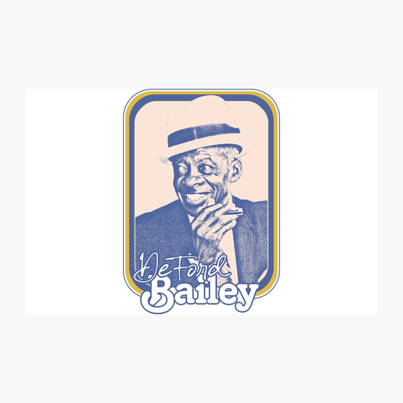 DeFord Bailey  Retro Style Country Artist Fan Design Travel Mug