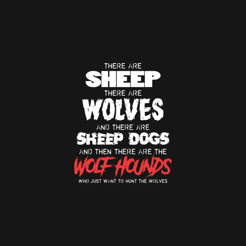 Sheep Wolves Sheep Dogs and Wolf Hounds - Chris Kyle Desk Mat