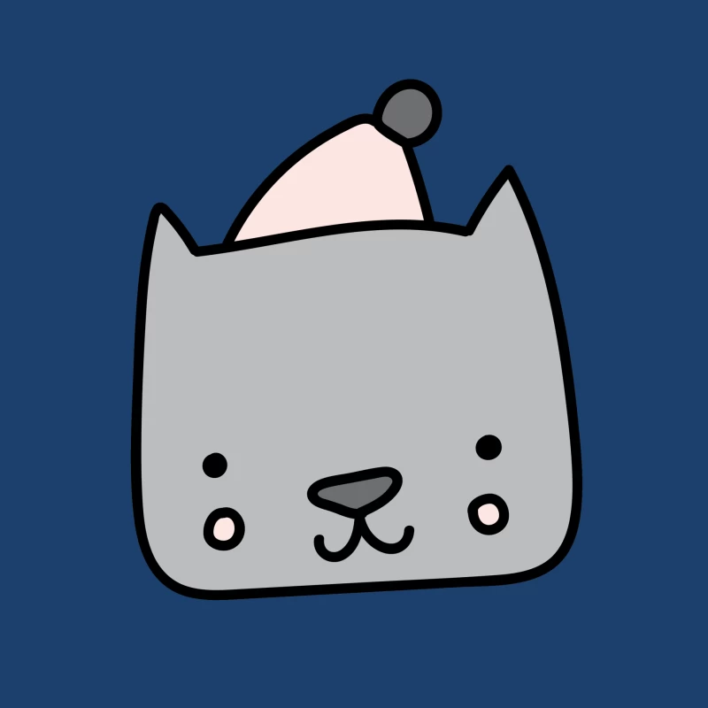 Chat mignon avec bonnet Femme Sweat à capuche