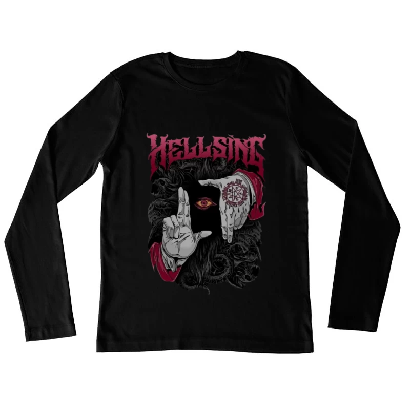 Höllische Gesten und Symbolik Damen Langarm T-Shirt