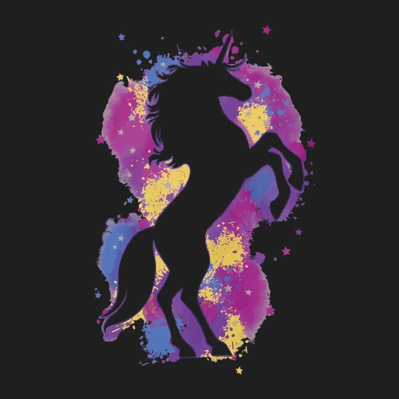 Farbiger Einhorn-Schatten mit Sternen Herren Tanktops
