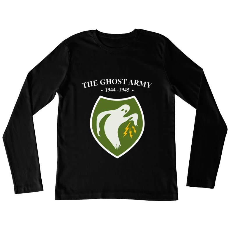 Ghost Army Tactical Deception Unit Insignia (1944-1945) Female Long Sleeve T-Shirt