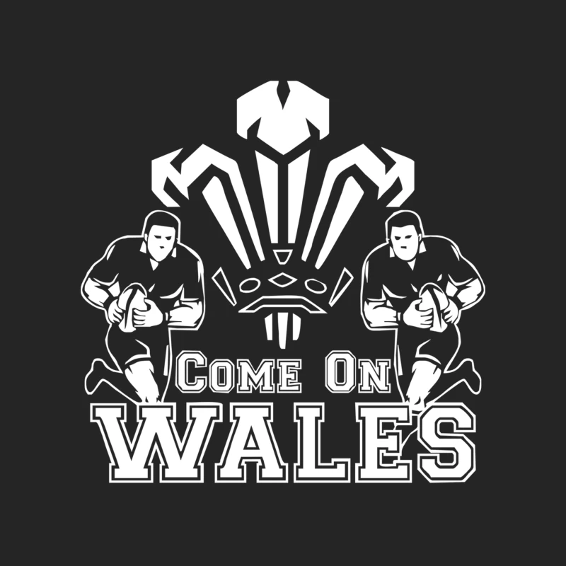 Come On Wales Funny Nations Rugby Female Pullover Sweatshirt