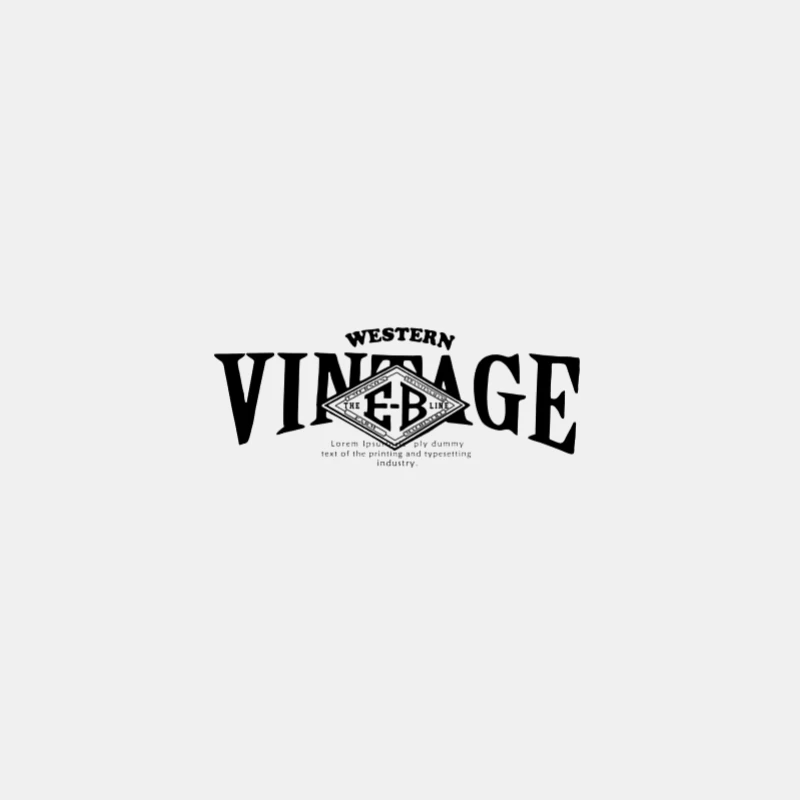 Western Vintage Typografie Design Herren Tanktops