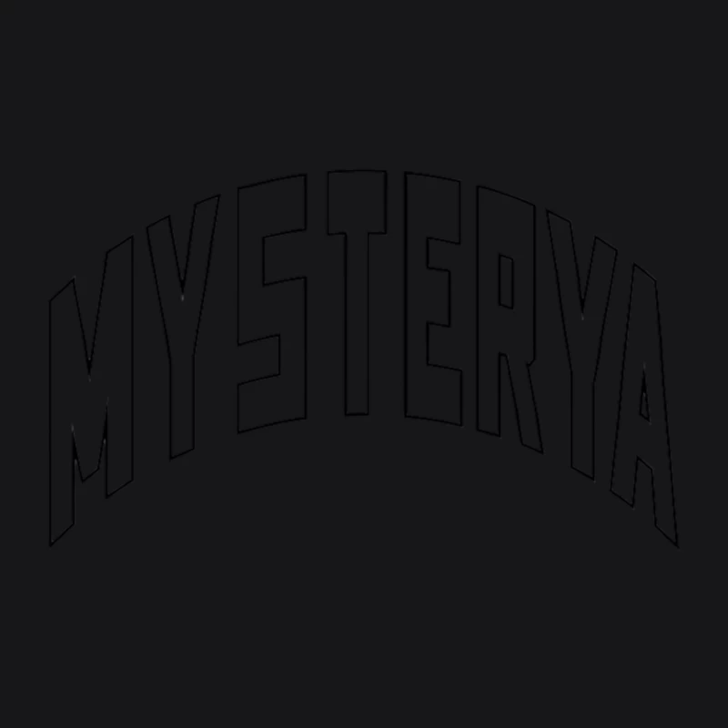 Mystery-Schriftzug-Stil Damen Pullover Hoodie