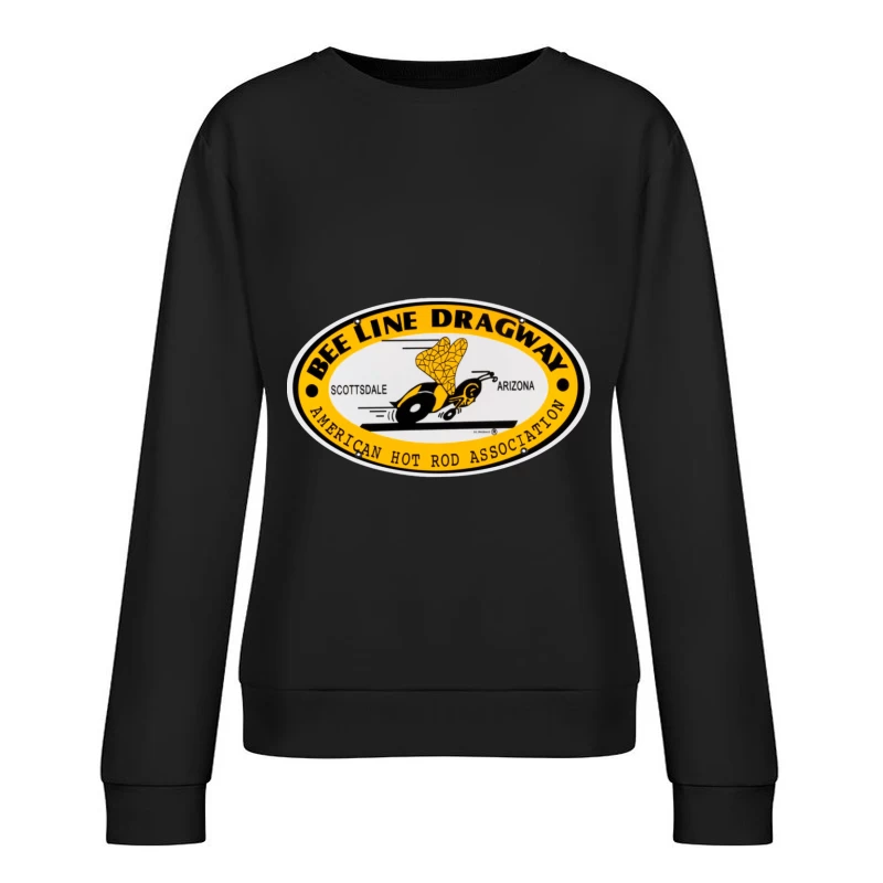 Bee Line Dragway Vintage Female Pullover Sweatshirt