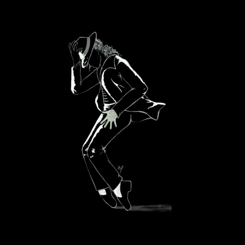 Dynamic Dance Silhouette Mouse Pad