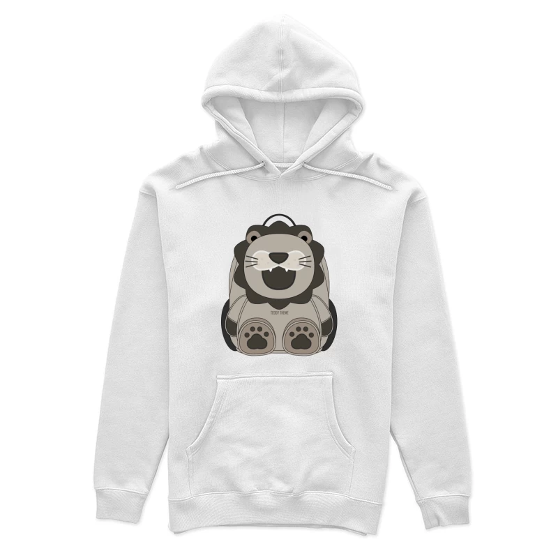 Niedlicher Löwen-Rucksack für Kinder Damen Pullover Hoodie
