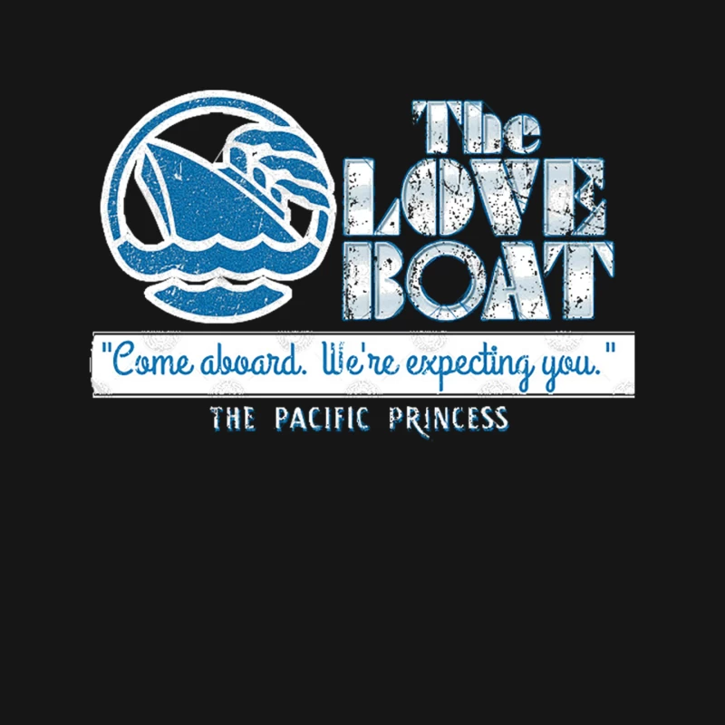 The Love Boat, distressed Mouse Pad