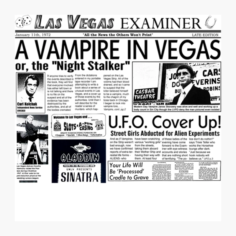 Kolchak the Night Stalker Headlines Pin