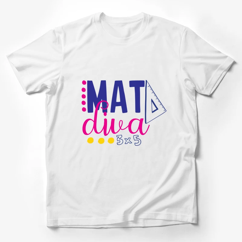 Conception Colorée de Maths Diva Homme T-Shirt