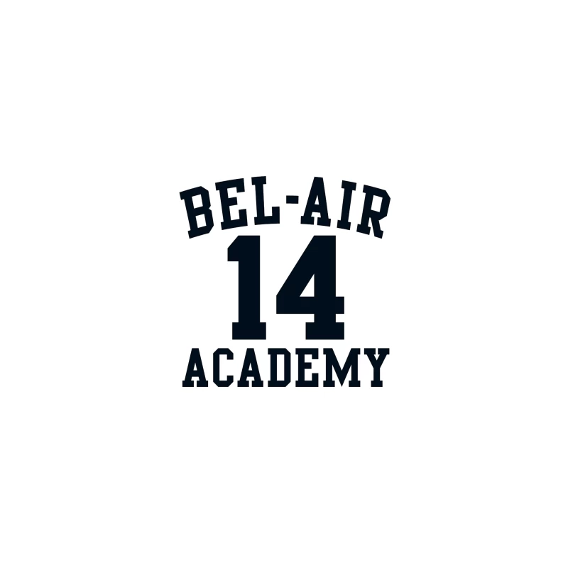 Bel-Air Academy Number 14 Athletic Jersey Design Desk Mat