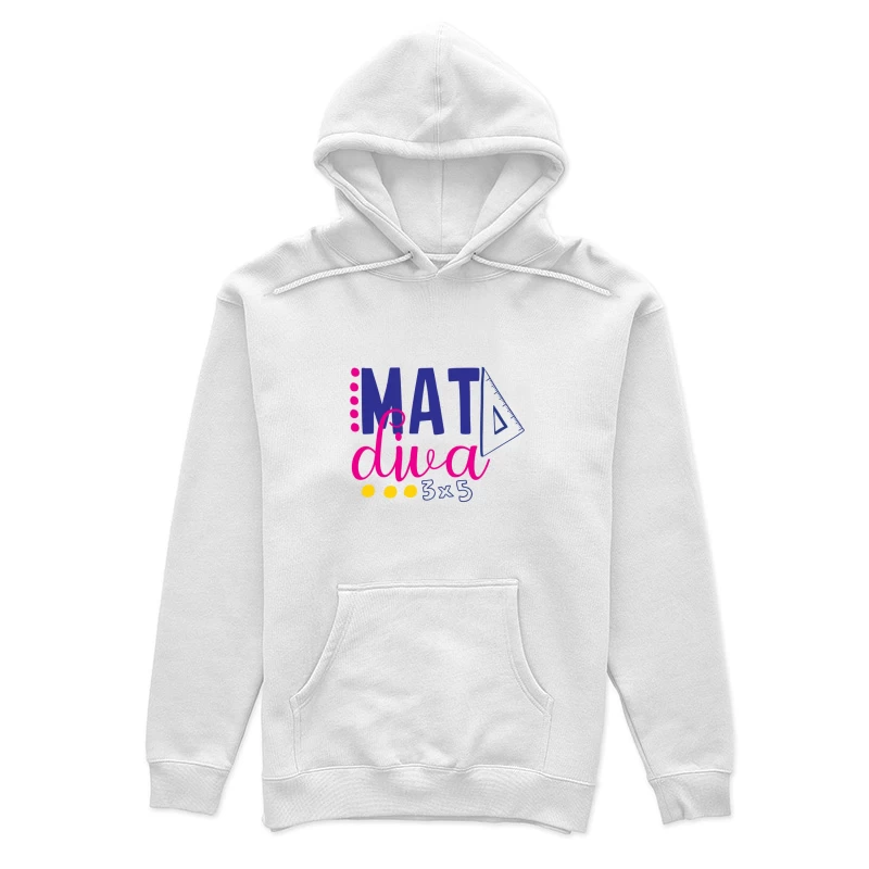 Conception Colorée de Maths Diva Femme Sweat à capuche