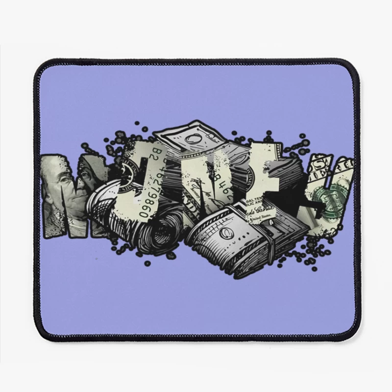 Money Illustration Mouse Pad