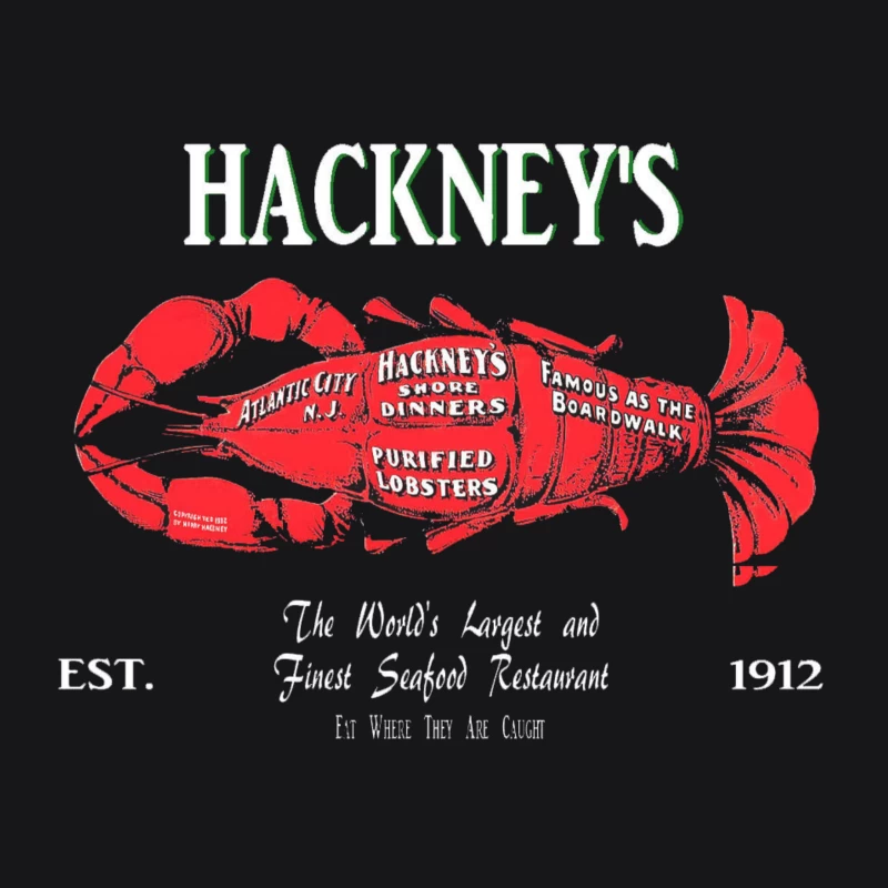 HACKNEY’S ATLANTIC CITY Male Pullover Hoodie