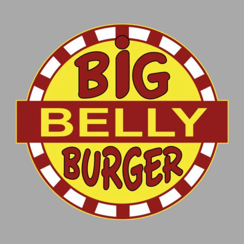 Big Belly Burger Male Pullover Hoodie
