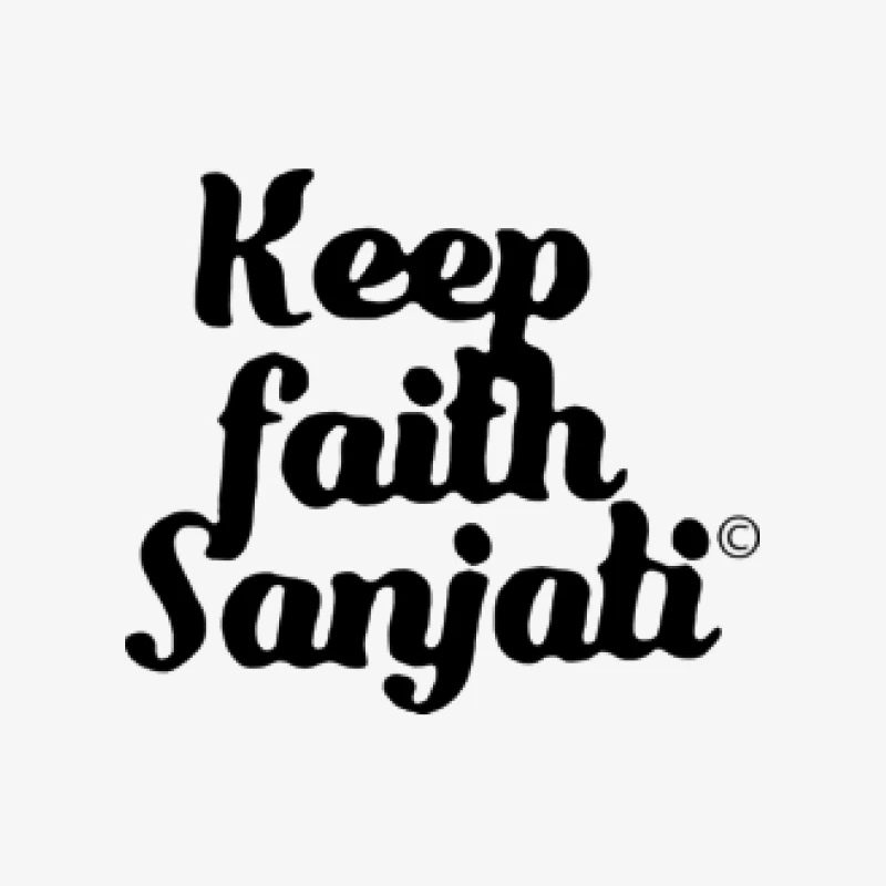 Sanjati Keep Faith Design Herren Pullover Sweatshirt