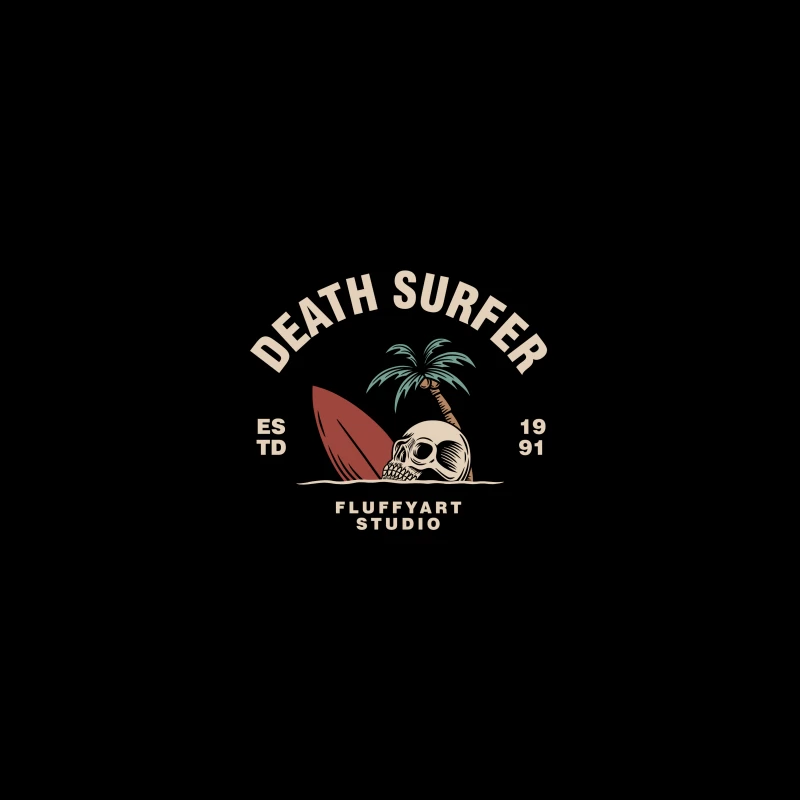 Death Surfer Studio Logo Coffee Mug