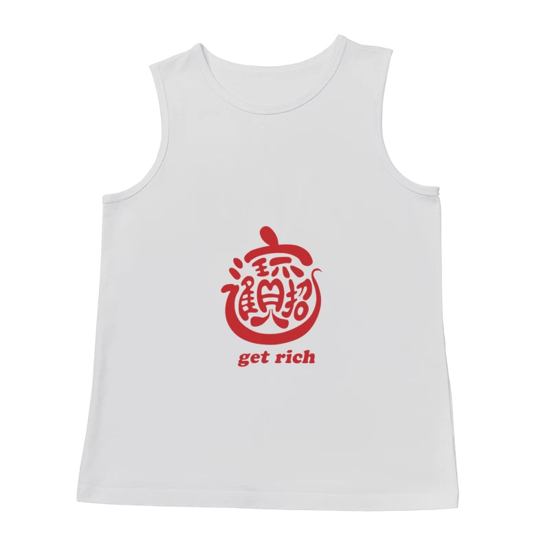 Asiatisches Symbol für Reichtum Herren Tanktops